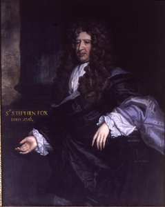 サー・スティーブン・フォックス（1627-1716） ペイマスター・ジェネラル（油彩・キャンバス） 作： John James Bakker