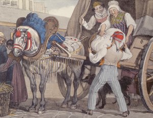 洗濯用カート、1822年 作： John James Chalon