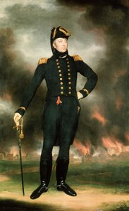 ジョージ・コックバーン少将（1772-1853）、1817年頃（キャンバスに油彩） 作： John James Halls