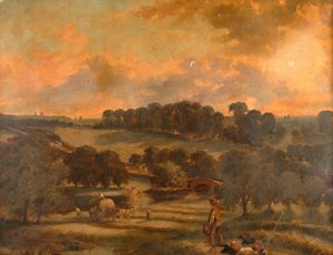 ヘイタイム、ハムステッドミル、ハンズワース、スタッフォードシャー、1850-1908。 作： John Joseph Hughes