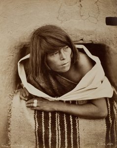 Zuni, Watching, 187981. 作： John Karl Hillers