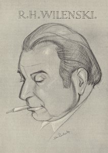 RH Wilenski、イギリスの美術評論家、作家 作： John L. Pemberton