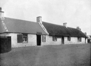 バーンズコテージ、スコットランド、1893年。 作： John L. Stoddard
