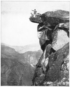 グレイシャーポイント、ヨセミテバレー、カリフォルニア、米国、19世紀後半。 作： John L. Stoddard