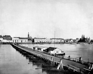 ライン川沿いのコブレンツ、ドイツ、1893