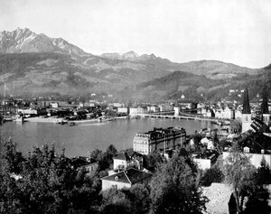 スイス、ルツェルン、1893年。 作： John L. Stoddard