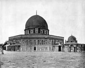 1893年エルサレムのオマールモスク。