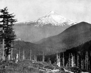 マウントフッド、オレゴン、米国、1893年。