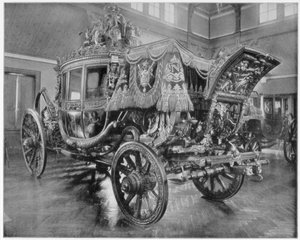 ナポレオンの馬車、ベルサイユ、19世紀後半。 作： John L. Stoddard