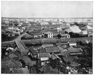 横浜、日本、19世紀後半 作： John L. Stoddard
