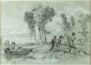 田舎の風景 作： John La Farge