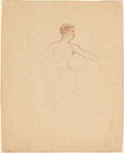 女性の胴体 作： John La Farge