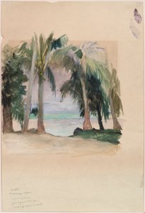 パームズ バイ ザ シー 作： John La Farge