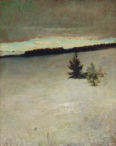 雪原, 朝, Roxbury 作： John La Farge