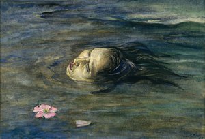 小さなキョウサイが川で見た不思議なもの」1897年 作： John La Farge