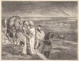The Wise Men out of the East」（1868年）。 作： John La Farge