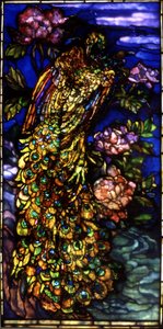 孔雀の窓、1892-1908 作： John La Farge or Lafarge
