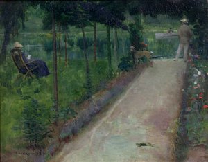 グレイ・サマーズ・デイ、グレツ、1883 作： John Lavery