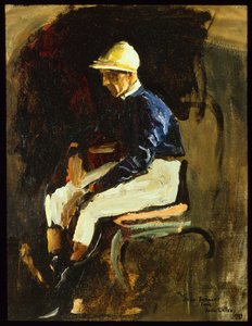 ロスチャイルドのジョッキー、ジョー・チャイルズ氏 作： John Lavery
