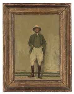 ウォルター・B・ハリスの肖像 1907年頃（油彩、キャンバス・ボード） 作： John Lavery