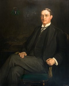 ジェームズ・ウルクハート卿（1864-1930）、1914年頃（キャンバスに油彩） 作： John Lavery