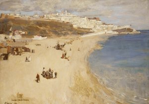 ホワイトシティ、タンジール 作： John Lavery