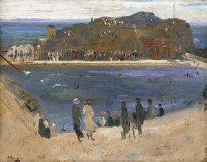 ノースバーウィックの水浴 作： John Lavery