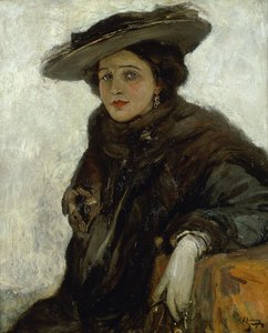 The Spanish Hat or Mrs. Gerard Chowne 作： John Lavery