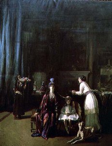 スタジオ（油彩・キャンバス） 作： John Lavery