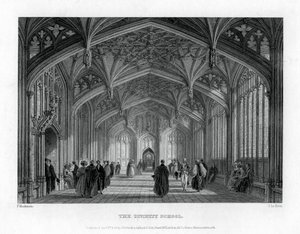神学校、オックスフォード、1837年。 作： John Le Keux