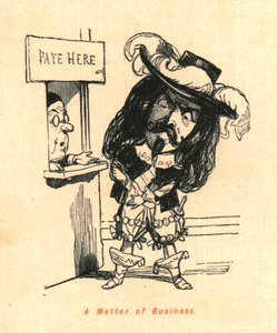 ビジネスの問題、1897年。 作： John Leech