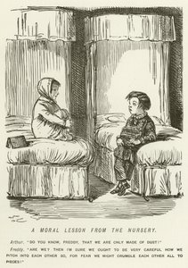 保育園からの道徳的なレッスン 作： John Leech