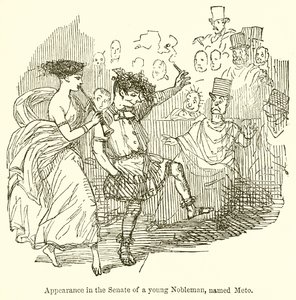 メトと呼ばれる若い貴族の上院に登場 作： John Leech
