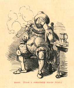 ベーコン。非常に乏しいプリントから、1897。 作： John Leech