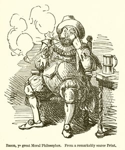 偉大な道徳哲学者、ベーコン 作： John Leech