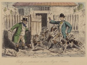 ビリーがハリアー市長に紹介される 作： John Leech