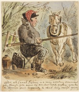 運河釣り 作： John Leech