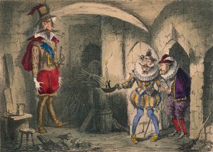 サフォークとマウントイーグルによるグイドフォークスの発見、1850年 作： John Leech