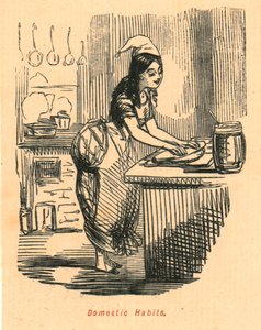 国内の習慣、1897年。 作： John Leech