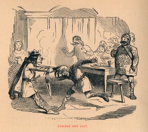 エドマンドとレフ、c1860、c1860 作： John Leech