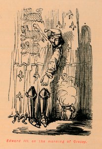 クレッシーの朝のエドワード3世、c1860、c1860 作： John Leech