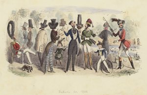 1844年のファッション 作： John Leech