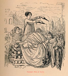 スッラの葬儀の山、1852