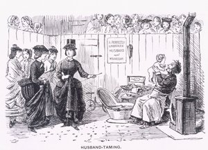 1859年の「パンチ」誌からの夫、タマニング、59年アルマナック 作： John Leech
