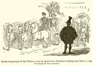 Tableauの前景で、将軍の勝利で非常に黒く見える貴族が観察される場合があります。
