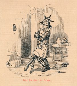 刑務所のスティーブン王、c1860、c1860 作： John Leech