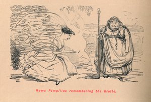 洞窟を覚えているヌマポンピリウス、1852年 作： John Leech