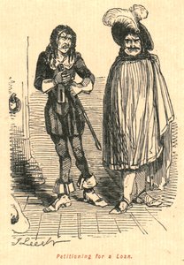 ローンの請願、1897年。 作： John Leech