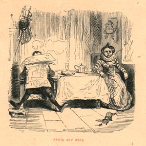 フィリップとメアリー、1897年。 作： John Leech