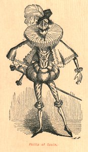 スペインのフィリップ、1897年。 作： John Leech